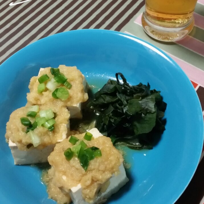 激安！豆腐の簡単オツマミ！ご飯にも合うんです！